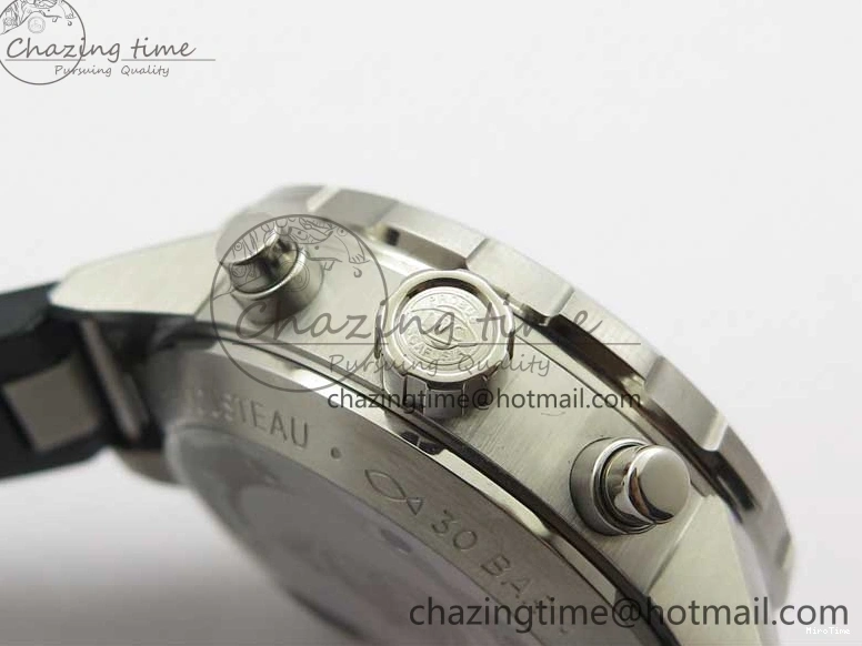 MIROTIME 1224 Aquatimer Chrono IW376803 V6F 1:1 Best Edition Blue Dial on Ruber Strap A Neat 7083